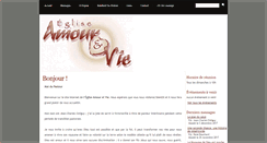 Desktop Screenshot of amourvie.org